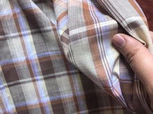 Load image into Gallery viewer, Warm Plaid Cotton Woven