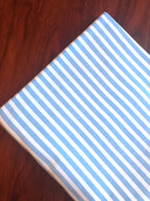 Load image into Gallery viewer, Blue Vertical Stripe Cotton Jersey