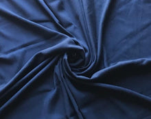 Load image into Gallery viewer, Navy Rayon Gabardine Woven