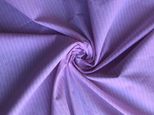 Load image into Gallery viewer, Pink White Vertical Pinstripe Chambray