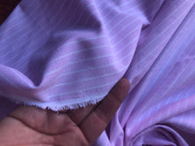 Load image into Gallery viewer, Pink White Vertical Pinstripe Chambray