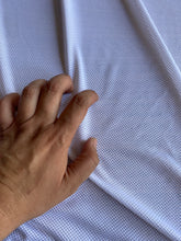 Load image into Gallery viewer, White Jersey Mesh Polyester Nylon Spandex AOS