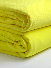 Load image into Gallery viewer, Neon Yellow Performance Jersey Athletic Mesh