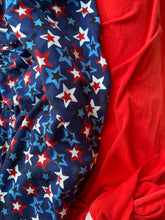 Load image into Gallery viewer, Offset Stars Double Brushed Polyester Spandex