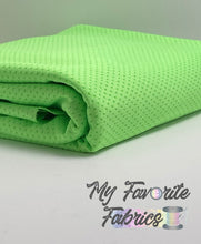 Load image into Gallery viewer, Neon Green Performance Jersey Athletic Mesh