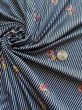Load image into Gallery viewer, Mini Stripe Bouquet Double Brushed Polyester Spandex