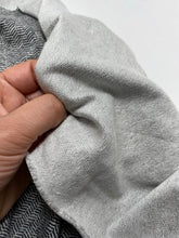 Load image into Gallery viewer, Grey Herringbone French Terry CLOSEOUT