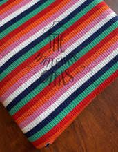Load image into Gallery viewer, Zinnia Multicolor Stripe Ribbed Knit