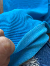Load image into Gallery viewer, Bright Blue 2x2 Double Athletic Rib Knit