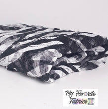 Load image into Gallery viewer, Zebra Rose Stretch Lace