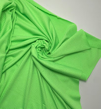 Load image into Gallery viewer, Neon Green Performance Jersey Athletic Mesh
