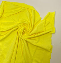 Load image into Gallery viewer, Neon Yellow Performance Jersey Athletic Mesh