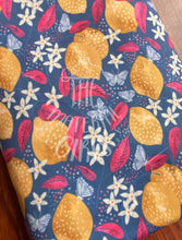 Load image into Gallery viewer, Lemons &amp; Butterflies Marketa Stengl Double Brushed Polyester Spandex