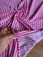 Load image into Gallery viewer, BubbleGum Stripe Nylon Spandex AOS