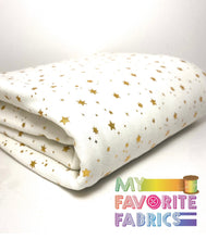 Load image into Gallery viewer, Ivory Golden Star French Terry
