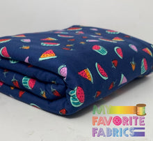 Load image into Gallery viewer, Summer Fruit Navy Brushed DTY