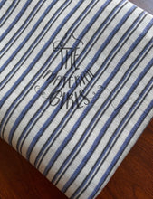 Load image into Gallery viewer, Periwinkle Striped Jersey Ribbed Knit