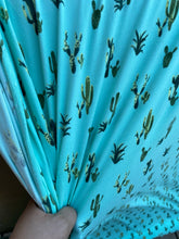 Load image into Gallery viewer, Prickly Pistachio Double Brushed Polyester Spandex CLOSEOUT