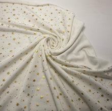 Load image into Gallery viewer, Ivory Golden Star French Terry