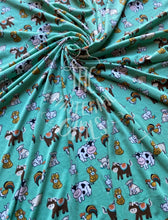 Load image into Gallery viewer, Farm Animals Double Brushed Polyester Spandex