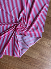 Load image into Gallery viewer, BubbleGum Stripe Nylon Spandex AOS