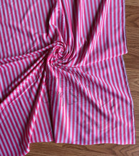 Load image into Gallery viewer, BubbleGum Stripe Nylon Spandex AOS