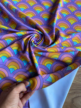 Load image into Gallery viewer, Retro Rainbows Nylon Spandex AOS